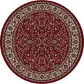 Concord Global Trading Concord Global 40600 5 ft. 3 in. Jewel Kashan - Round; Red 40600